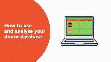 How to use and analyse your donor database