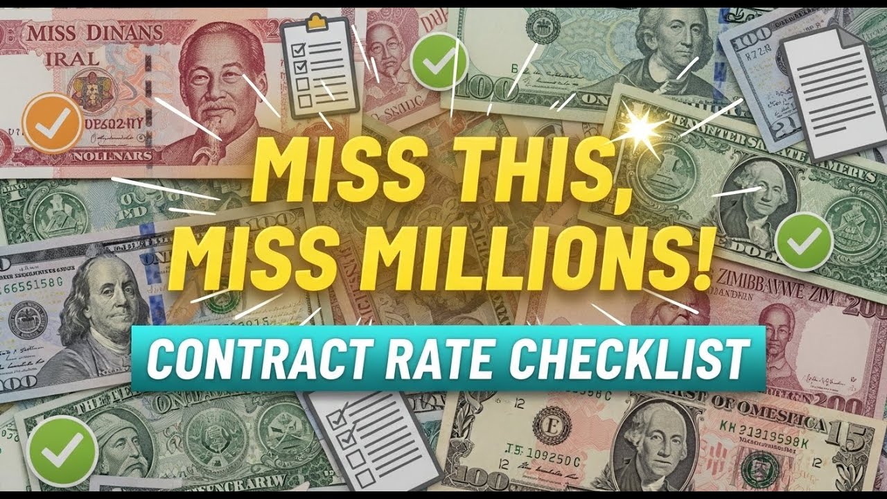 🚨 Miss This, Miss Millions! Contract Rate Checklist Revealed 🔍🏦💰 | IQD RV 2025 Update