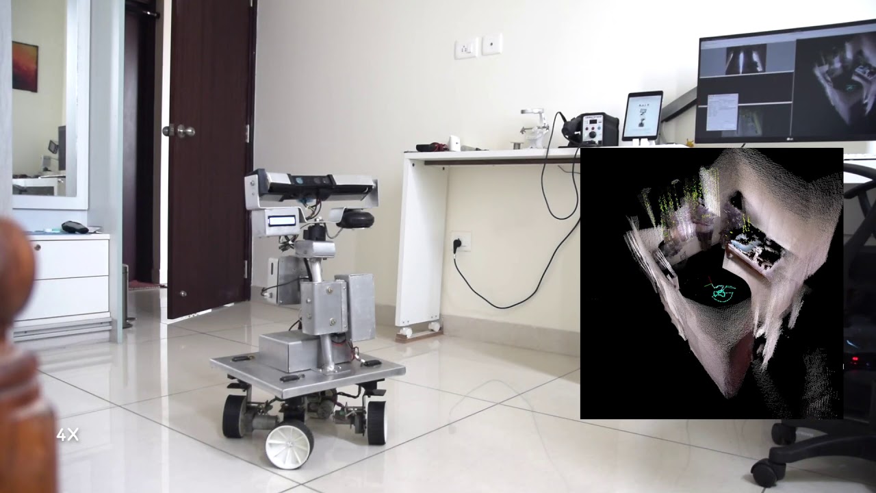 RTAB-map 3D mapping with ROS and Kinect