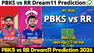 PBKS vs RR Dream11 Team🏏 Today Match Prediction 🔥 | Playing 11 & Pitch Report | Fantasy Tips screenshot 4