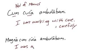 Ablative of Manner pg.64