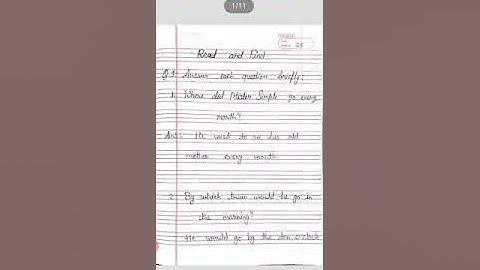 Class-3rd Subject-English Chapter-1 Mister Simple on the Train exercise Part-01