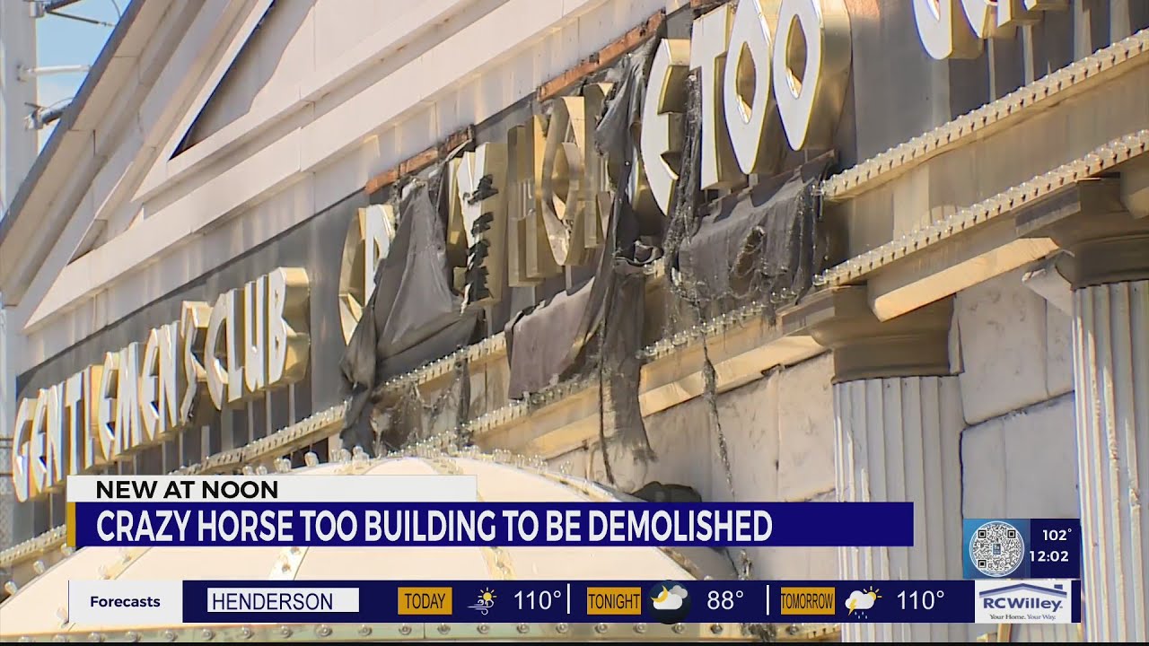 Former Las Vegas strip club property to be demolished following series of fires