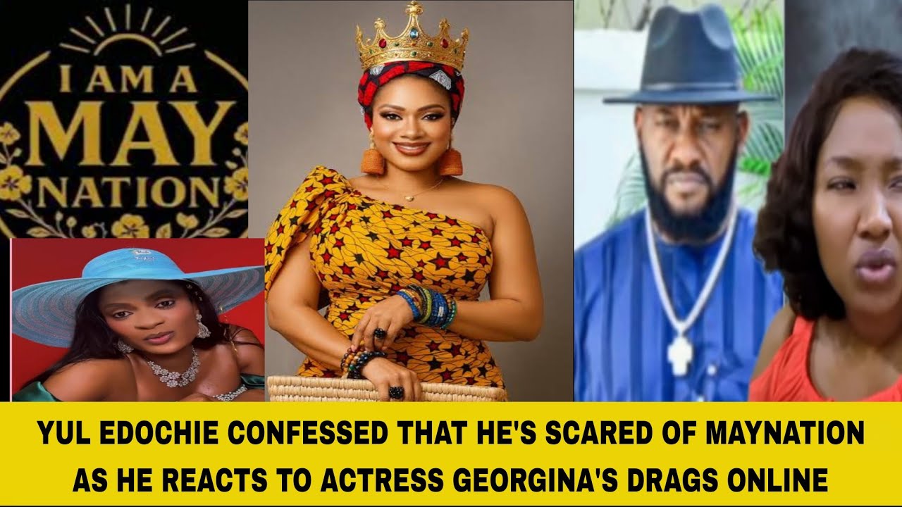 YUL EDOCHIE CONFESSED THAT HE'S SCARED OF MAYNATION AS HE REACTS TO ACTRESS GEORGINA'S DRAGS ONLINE