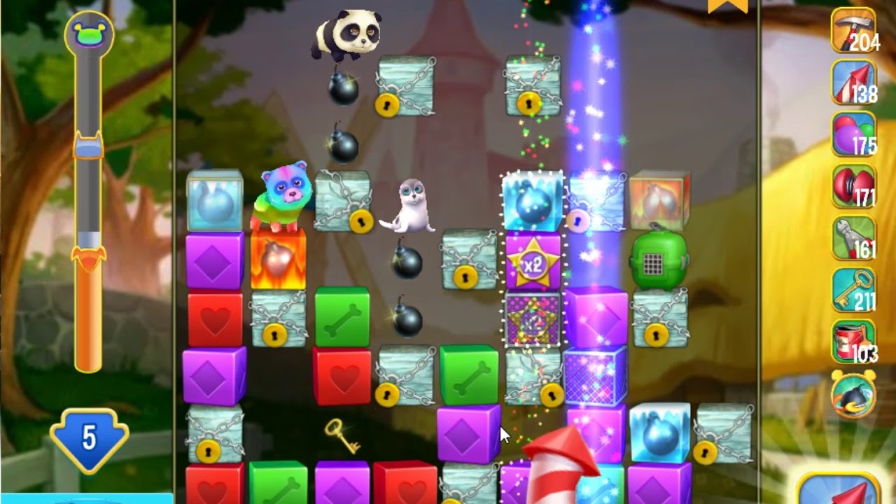 Pet Rescue Saga level 3206 no boosters ►TOBIAS DEAMON◄