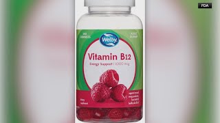 Recall alert: Certain vitamin B-12 gummies recalled for presence of peanuts