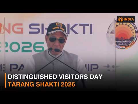 Defence Minister Rajnath Singh Attends Tarang Shakti 2026
