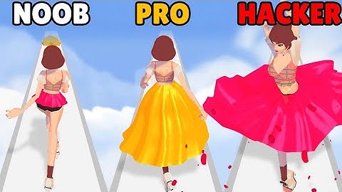 NOOB vs PRO vs HACKER In Hover Skirt New Game All Levels Gameplay
