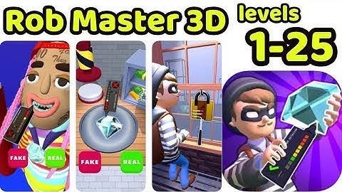 Rob Master 3D Game - Gameplay Walkthrough Part 1 All Levels 1-25 (Android, iOS)