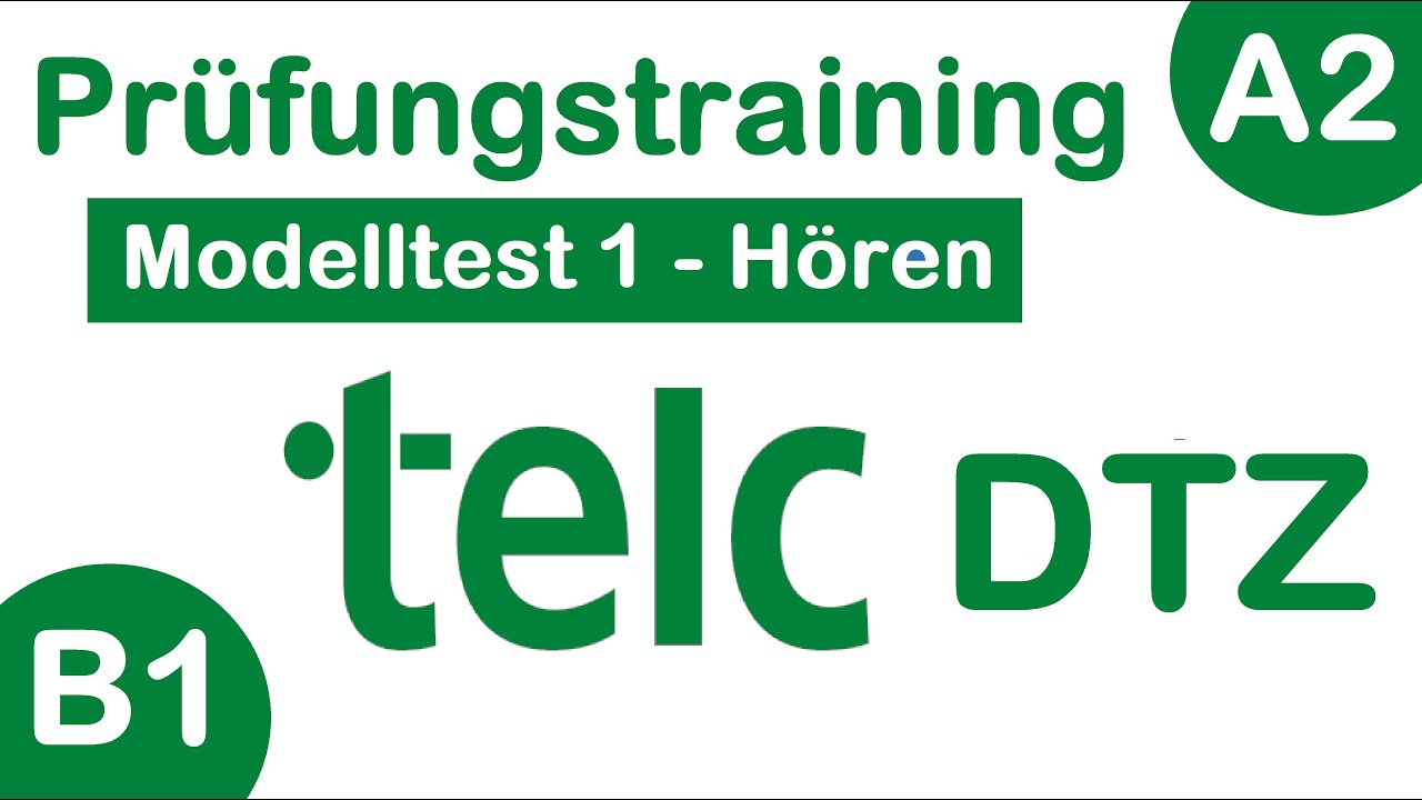 Telc Prüfungstraining A2 B1 Audio Download Telc DTZ A2·B1 | Prüfungstraining | Modelltest 1 | Hören mit Lösungen