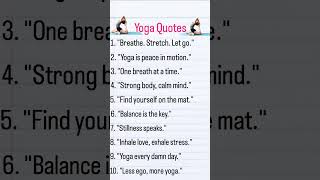 Yoga Quotes In English | Yoga Day Quotes | Quotes On Yoga Day #yogaquotes #yogaday #quotesforyoga