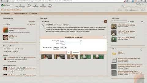 Alfresco Community 4.2.a Review Teil 2 - Search und Saved Search Dashlets