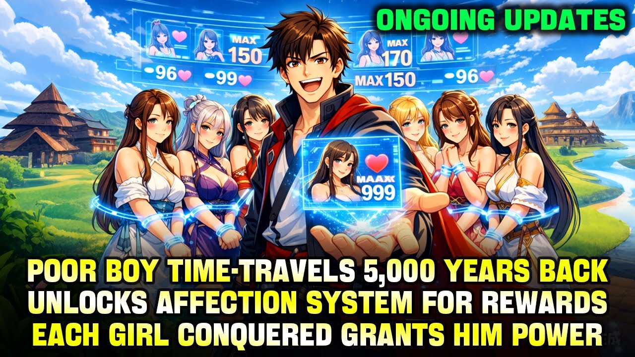 Poor Boy Travels Back 5,000 Years—Each Girl He Conquers Unlocks New Reward via the Affection System!