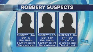 Armed robbery near airport prompts search for three suspects