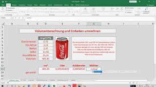 Excel Einheiten umwandeln screenshot 3