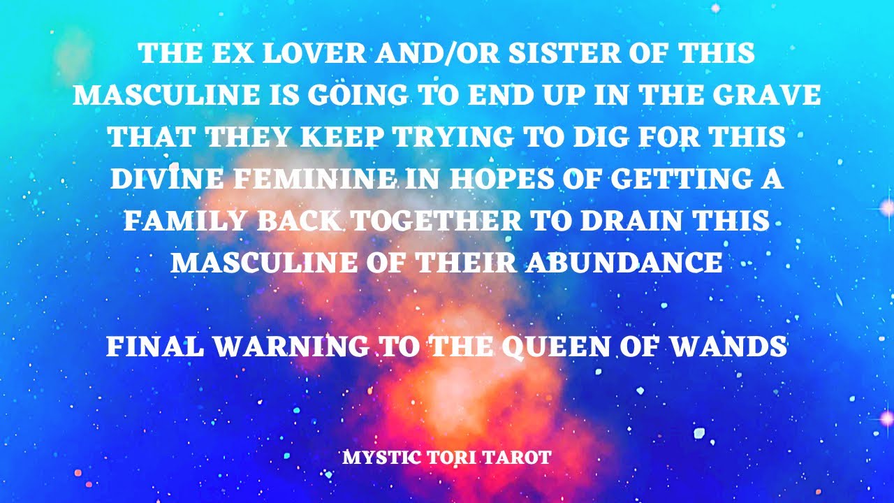 🚨THE SISTER AND/OR EX LOVER OF THIS MASCULINE IS INSANE AND HAVE HELL TO PAY FOR THIS DEATH MAGIC🚨