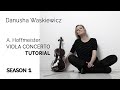 Hoffmeister VIOLA CONCERTO TUTORIAL (01) - Danusha Waskiewicz