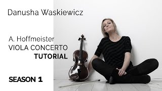 Hoffmeister Viola Concerto Tutorial 01  Danusha Waskiewicz