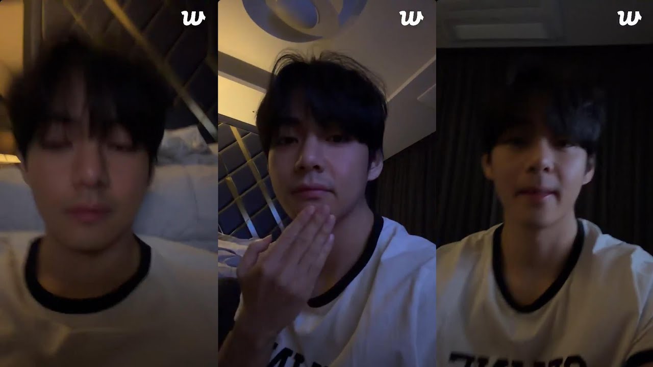 [MULTI SUB] Taehyung Weverse LIVE: V BTS о бороде и автобусе ко дню рождения — полный аудиоклип