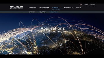 D-Wave Quantum Computing Applications