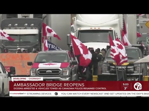 Ambassador Bridge Reopens