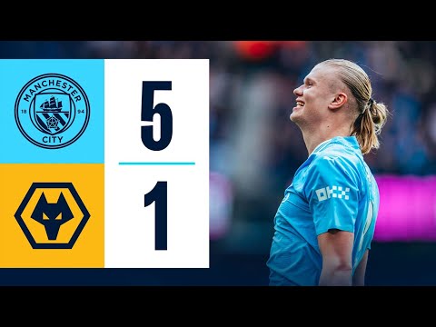 HIGHLIGHTS! HAALAND HITS FOUR AS CITY POWER PAST WOLVES | Man City 5 - 1 Wolves | Premier League