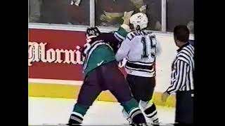Jason Marshall vs Jamie Langenbrunner - Nov 15, 1996