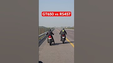 Aprilia RS457 vs Continental GT650  Race 🔥🔥