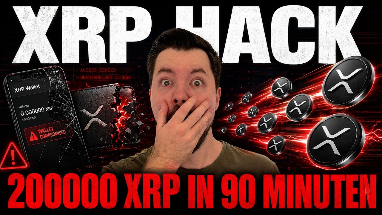 XRP - HACK: 200.000 XRP in 90 Min ... Alles bricht zusammen!