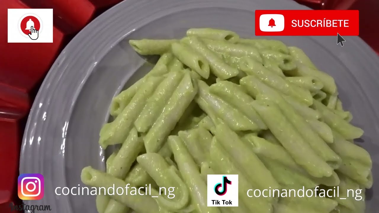 SOPA VERDE CON CHILE POBLANO / PASTA VERDE / Receta Fácil/ COCINANDO FACIL