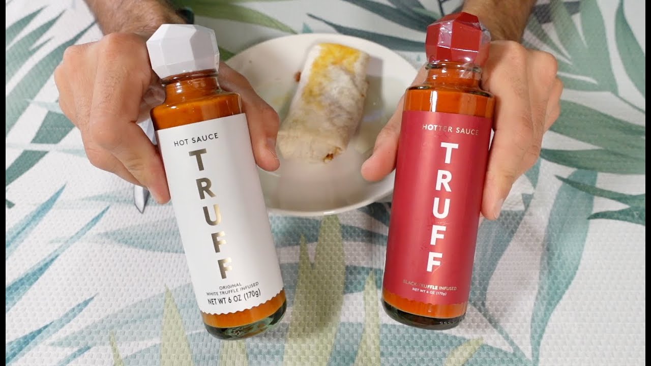 Обзор дегустации: острый соус TRUFF с белым трюфелем, острый соус с черным трюфелем и перцем хаба...