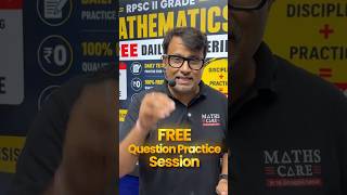 🔥 RPSC 2nd Grade Maths – Free Daily Test Series! | By GP Sir #rpsc2ndgrade