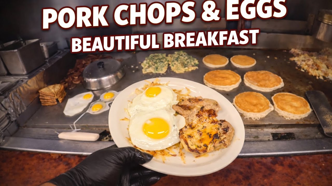 Pork Chops & Eggs Breakfast | Beautiful Morning on the Grill