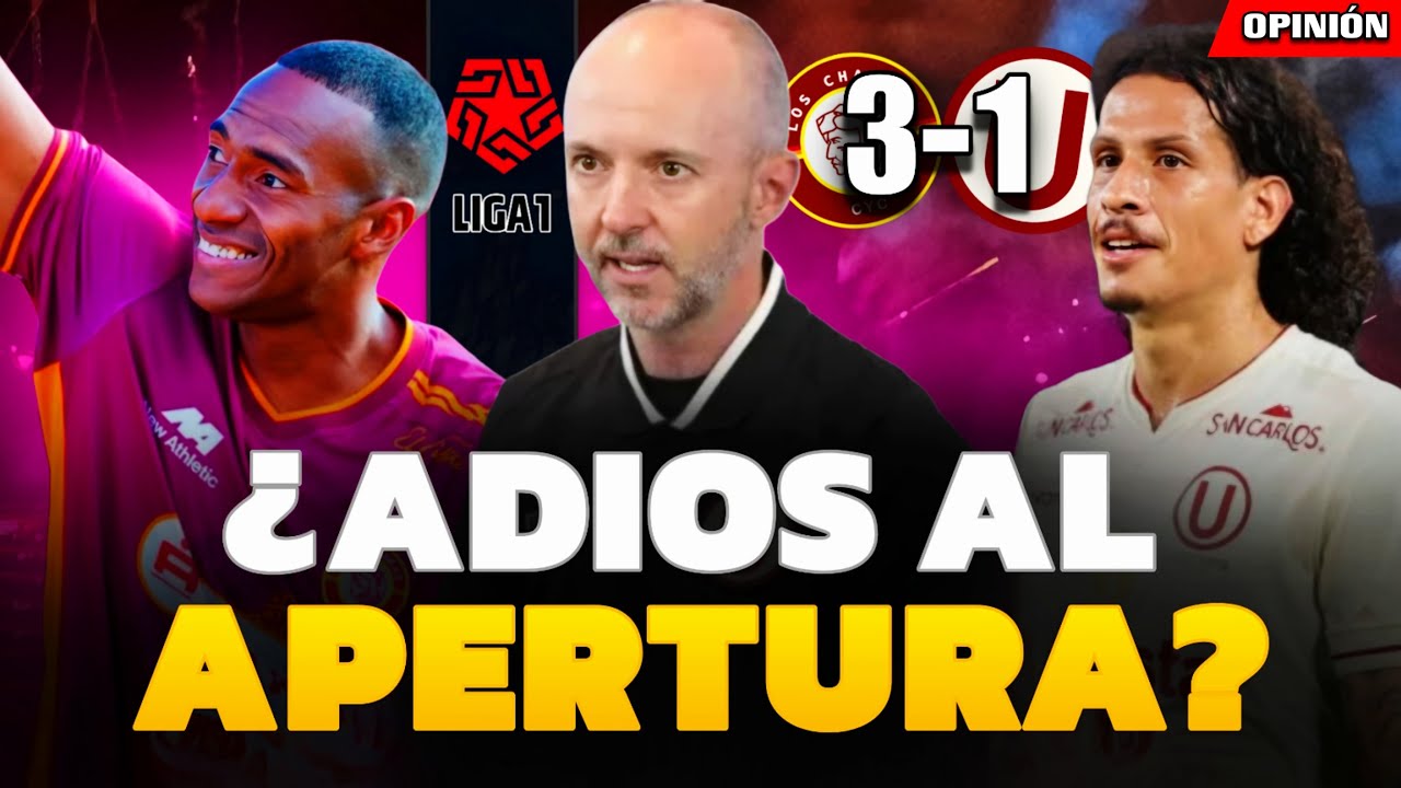 RABANAL EN LA CUERDA FLOJA🔥 PRIMERA DERROTA DEL AÑO😭 UNIVERSITARIO 1-3 CHANKAS🏆