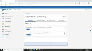 Navigate - Scheduling an Appointment and Accepting Schedule