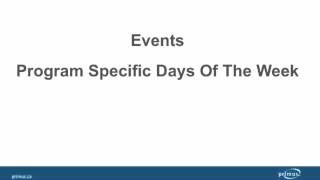 Primus Hosted Phone System - Schedules & Events: Overview