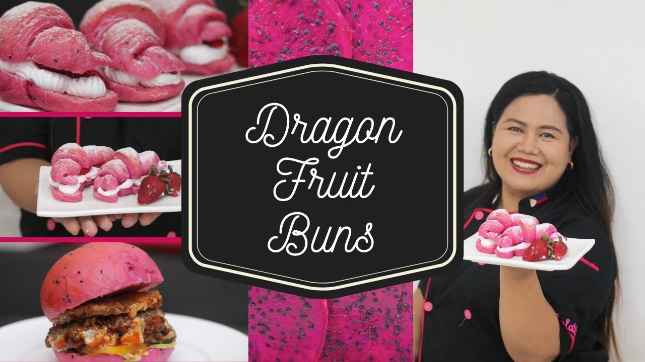 HOW TO MAKE Dragon Fruit Buns YouTube