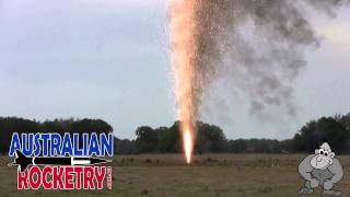 Gorilla Rocket Motors O4500 Black Lightning Static Test Fire