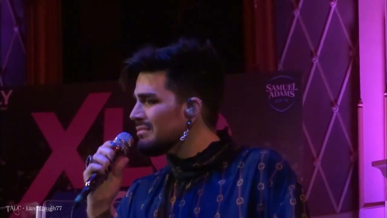 Adam Lambert Worcester XLO Acoustic Xmas 121219 12 Believe Talcvids HD