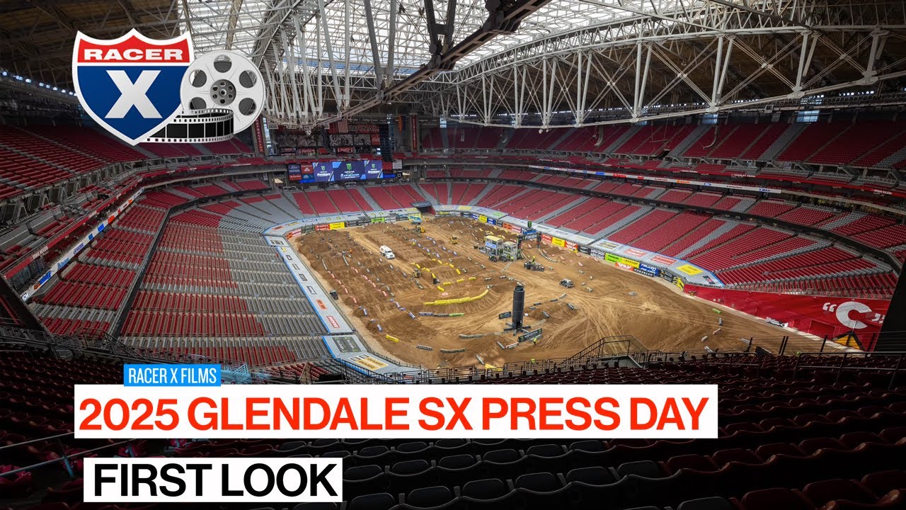 2025 Glendale SX Press Day Raw - Interviews and Riding Feat