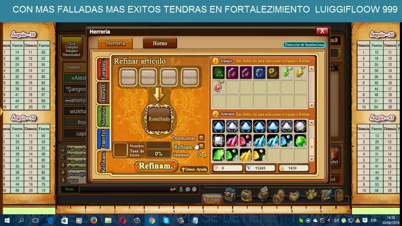 DDTANK Fortalecimiento de Arma +9