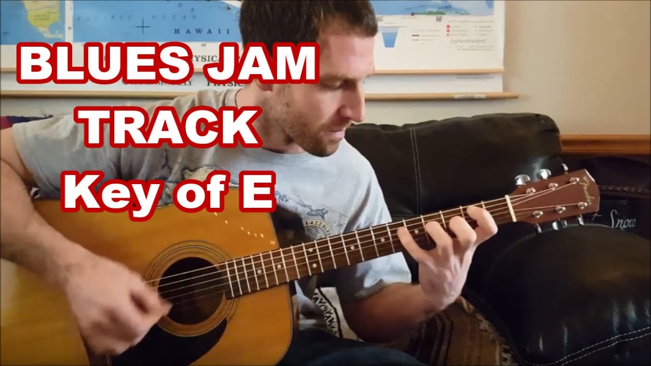 BASIC BLUES JAM TRACK IN E for you to solo with YouTube