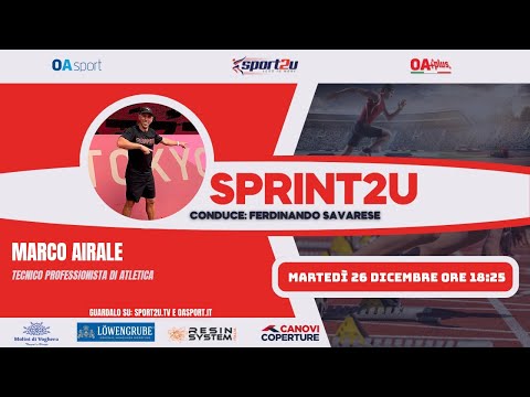 Marco Airale: Tecnico professionista di atletica, a Sprint2u 26.12.23