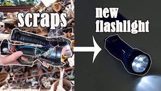 How to start building a flashlight from scrap!