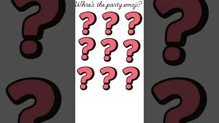 The Memory Game! do you know where is the party emoji?