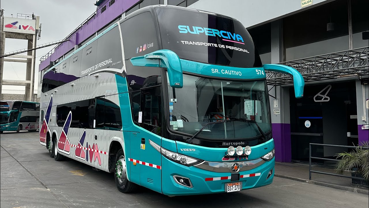 DOUBLE DECKER CIVA COM 3º EIXO DIRECIONAL