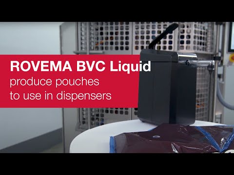 ROVEMA BVC 310 Liquid – produce pouches to use in dispensers - video from ROVEMA