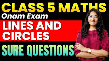 Class 5 Maths nam Exam | Lines and Circes - most Important Questions | Exam Winner