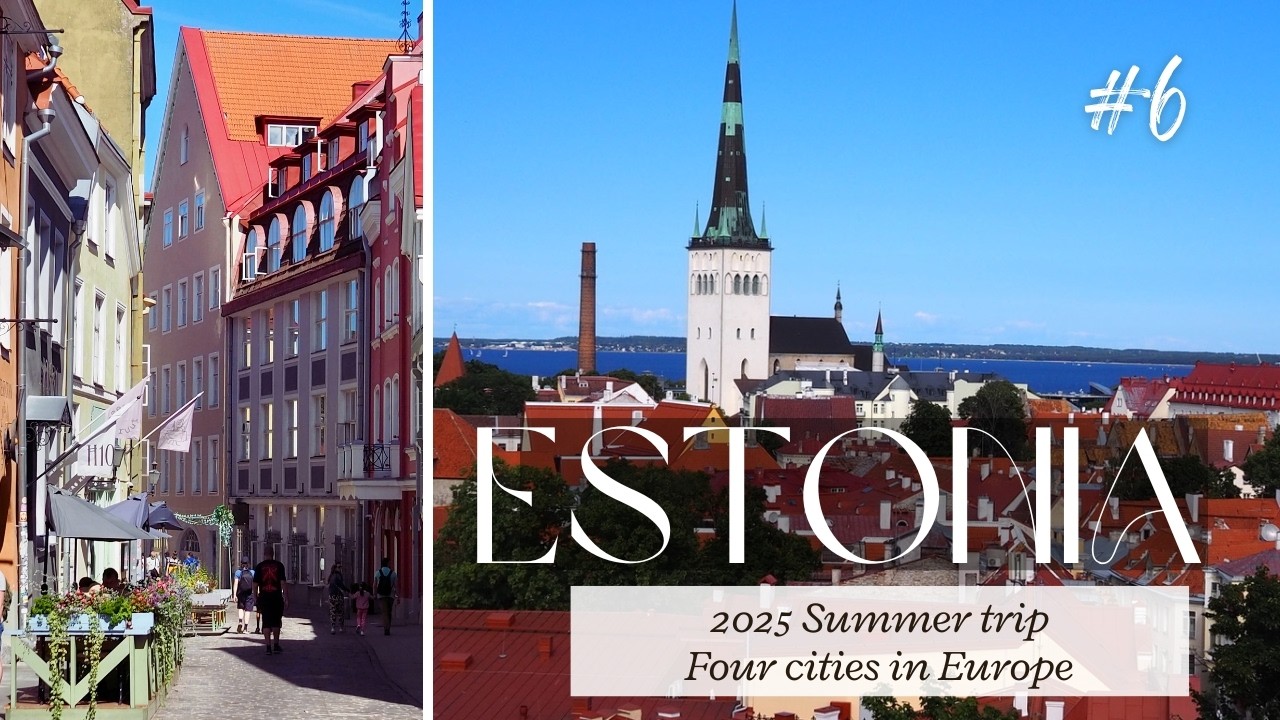 🇪🇪🚢2025 North Europe trip Ep6 - エストニアのタリンで世界遺産の旧市街を歩く！ヘルシンキからのクルーズ日帰り旅vlog