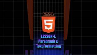 HTML Series – Lesson 4: Paragraph & Text Formatting